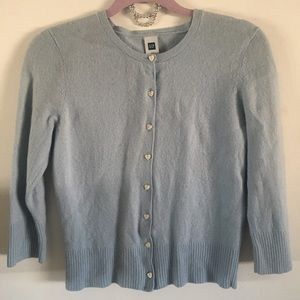 Baby blue cardigan